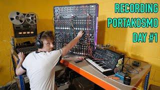 Portakosmo 3 Voice Analog Modular Synth Test