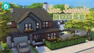 Дом в Сан-Секвойе│Строительство│San-Sequoia House│SpeedBuild│NO CC [The Sims 4]