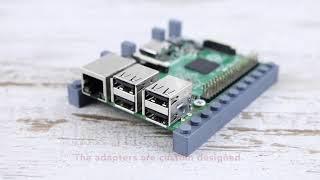 3D printed Raspberry Pi Lego Adapters - The Pi Baking Show