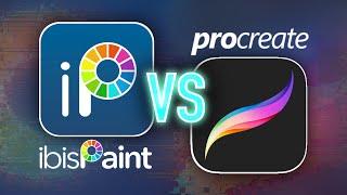 ibis Paint vs Procreate - Which is best iPad art app for you?