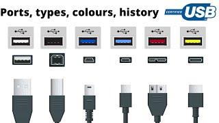 USB ports, cables and colours explained