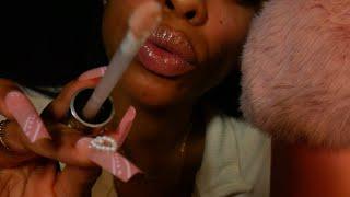 ASMR | WORLDS GREATEST MOUTH SOUNDS FOR SLEEP  { tingly lipgloss sounds + finger kisses } 