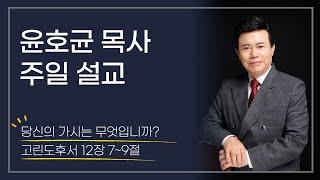 윤호균목사_주일설교 화광교회_당신의 가시는 무엇입니까?