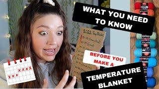 How to start a temperature blanket