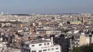 Paris von der Sacre Coeur und Montmartre