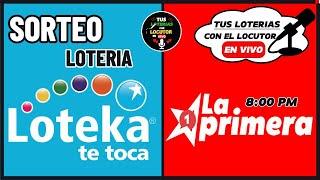 Sorteo LOTEKA TE TOCA LA PRIMERA En VIVO de hoy jueves 27 de marzo del 2025