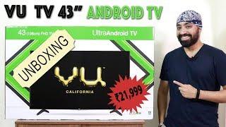 Vu TV 43" Full HD Android TV - Unboxing & Impressions | NETFLIX | AMAZON PRIME | Play Store & More