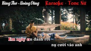 [KARAOKE] Nàng Thơ - Hoàng Dũng | TONE NỮ - BEAT CHUẨN