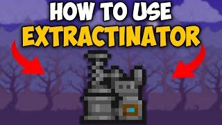 How To Use Extractinator in Terraria 1.4.4.9 | Terraria Extractinator