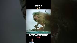 killed the shark with the helicopter blade|#shorts​#meg2​#shark​#trollfaceedit​#jasonstatham​