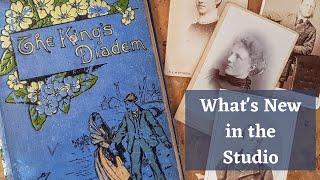 Vintage Books, Paper, Tins, and More: What's new in the studio