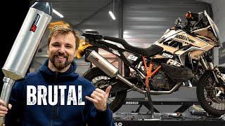 BRUTAL EXHAUST | Dominator HP7 on KTM 1290 Super Adventure R 2021