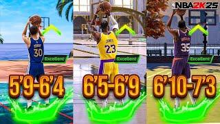 BEST JUMPSHOTS for ALL BUILDS & 3PT RATINGS in NBA 2K25! AFTER PATCH HIGHEST GREEN WINDOW