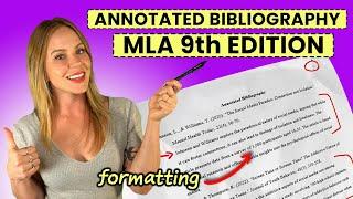 Annotated Bibliography | MLA 9th Edition | Beginners Guide