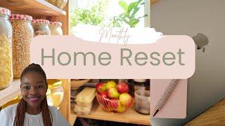 Home Monthly Reset | Homemaking Motivation