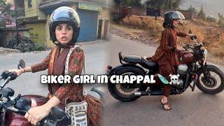 Riding Jawa Bobber In kharnak Chappal🩴️