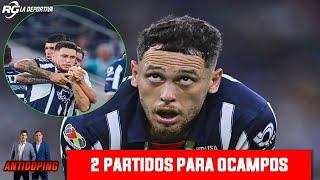 DOS  PARTIDOS PARA OCAMPOS - ANTIDOPING