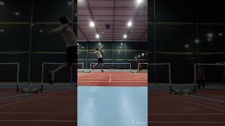 Badminton Attack  + Footwork  #badminton #badmintonlovers#badmintonindia #badmintonplayer