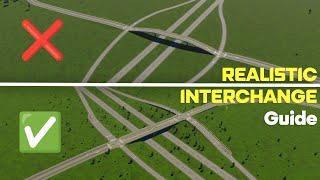 How to Build Realistic Interchanges in Cities skylines 2