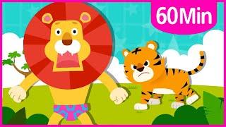 Favorite Animal + Shark Songs 60m | Nursery Rhymes for Kids | Tidi Songs for Children TidiKids