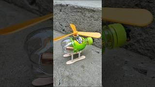 How To Make a Plastic Bottle Helicopter - Amazing DIY  #shorts #ytshorts #video #viral