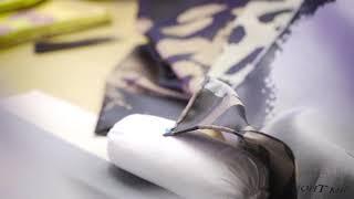 Behind Jim Thompson Silk Scarf - Finishing