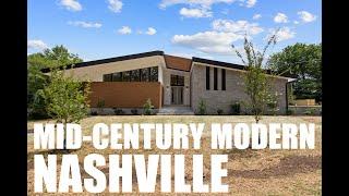 Nashville Mid-Century Modern New Construction SOLD BEFORE WE COULD GET IT ON THE MARKET!