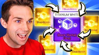 Trading Up *ALL* My Items to BLACK MARKET! (400+ Rocket League Trade Ups)