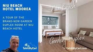 Garden Duplex Room Tour at Niu Beach Hotel, Moorea – Tahiti by Carl