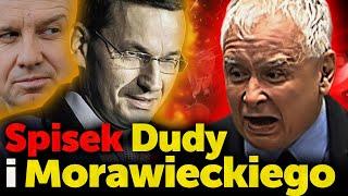 Spisek Dudy i Morawieckiego. Chcą odsunąć Kaczyńskiego od władzy w PiS i zrobić koalicję z PSL.