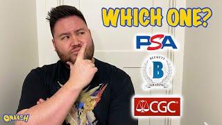 **WHICH GRADING COMPANY SHOULD YOU USE?** Comparing PSA, Beckett, and CGC!