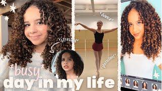 busy day in my life vlog | *realistic* *stressed* *photoshoot* *dance* *actor*