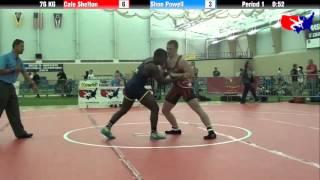 Cale Shelton vs. Shon Powell at 2013 ASICS FILA Cadet Nationals - GR