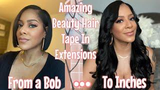 Amazing Beauty Hair DIY Tape Extensions | Do’s and Don’ts | Tape Ins on Short Hair