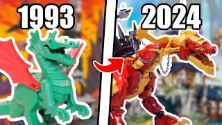 The Wonderful Evolution of LEGO Dragons