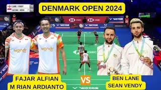 FAJAR ALFIAN/M RIAN ARDIANTO (INA) VS BEN LANE/SEAN VENDY (ENG) | DENMARK OPEN 2024