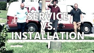 HVAC Service VS. Installation