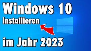 Windows 10 installieren im Jahr 2023 mit USB-Stick - Media Creation Tool - ohne Konto