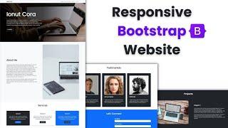 How to Make a Responsive Bootstrap 5 Website | Full Tutorial