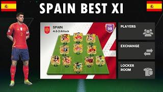 EPIC FULL SPAIN SQUAD BUILDER | EA FC MOBILE 24