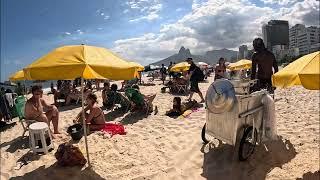  MUST WATCH | Leblon Beach’s Vibrant Charm  | Brazil 2024 Walk