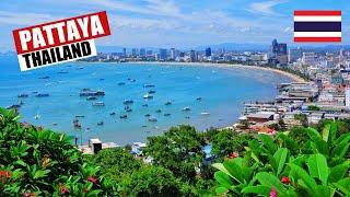 Pattaya, Thailand  4K Walking Tour of one of the Most Popular Tourist Destinations of Thailand