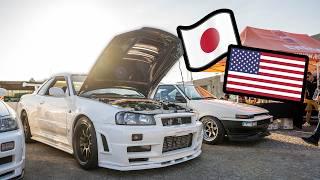 I Tested Car Meets in Japan vs America in my R34 GTR!