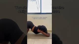 Do this for a better posture #thatgirl #wellnessjourney #wellnesstips