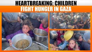 Struggling to Survive: Families Rely on Soup Kitchen in Gaza | News9