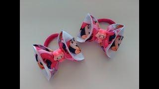 Бантики Малышки из репсовых лент МК Канзаши / Bows Baby girl from REP ribbons Kanzashi MK