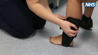 Splints: Ankle stirrup