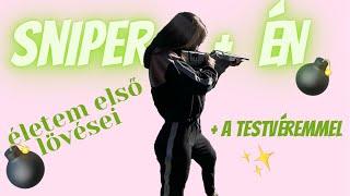 KIPRÓBÁLTAM AZ AIRSOFT SNIPERT - új sportot próbáltam | Paula 