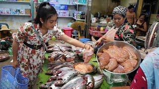 Market show: Fish and fish eggs cooking by Mommy chef - Countryside life TV