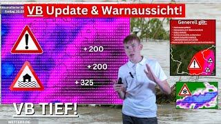 VB Update & Warnübersicht! EXTREMES Hochwasser & Alpenschnee droht! Ggf. Unsicherheiten! #vb #tief